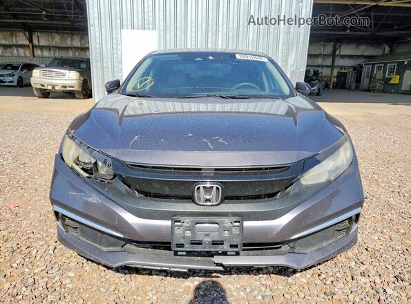 2HGFC2F60LH525070 2020 HONDA CIVIC Gray Вид ззаду