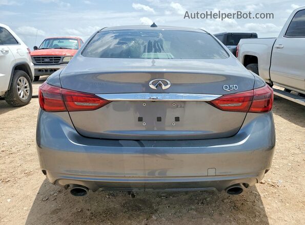 JN1EV7AP3JM357844 2018 INFINITI Q50 Gray Սալոնի դիմացի տեսք