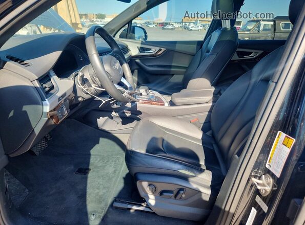 WA1LHAF74JD014777 2018 AUDI Q7 Black Вид панелі приладів
