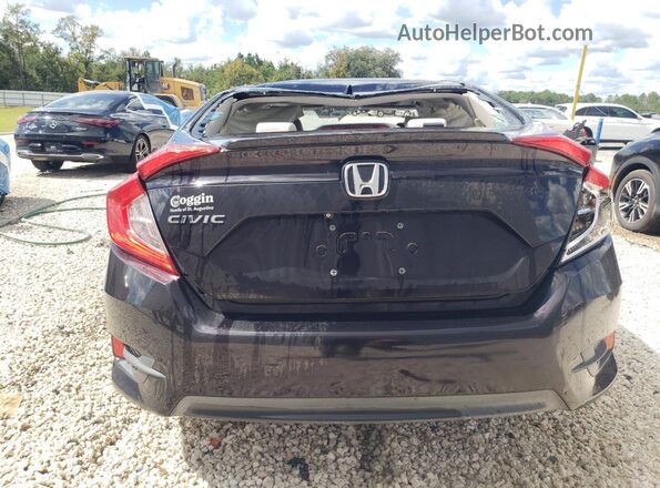 19XFC1F32GE209749 2016 HONDA CIVIC Black Вид салону спереду