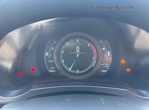 JTHBA1D20J5070091 2018 LEXUS IS Black Instrument cluster view