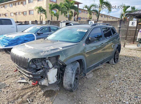 1C4PJMBX5KD169410 2019 JEEP CHEROKEE Green Հետևի ձախ