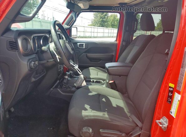 1C4HJXDNXLW188686 2020 JEEP WRANGLER Red Widok deski rozdzielczej