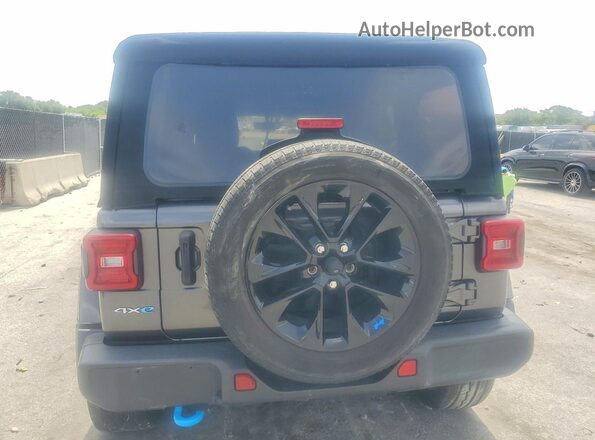 1C4JJXP61PW581133 2023 JEEP WRANGLER Gray Вид салону спереду