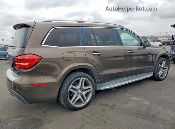 4JGDF7DE0HA838271 2017 MERCEDES-BENZ GLS-CLASS Brown Առջևի աջ