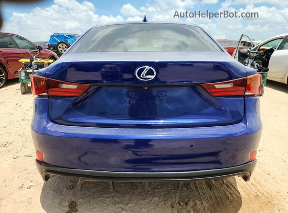 JTHBA1D27J5083680 2018 LEXUS IS Blue Սալոնի դիմացի տեսք