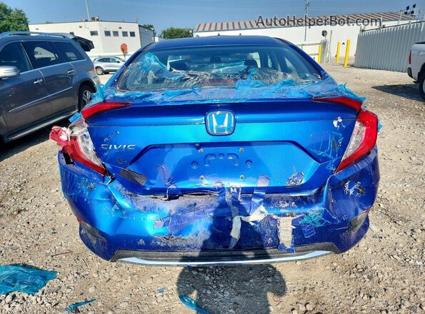 2HGFC2F65LH537280 2020 HONDA CIVIC Blue Սալոնի դիմացի տեսք