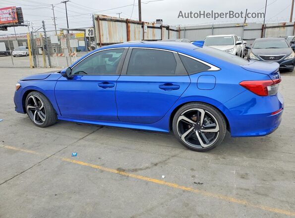 2HGFE1F97PH306580 2023 HONDA CIVIC Blue უკანა მარჯვენა