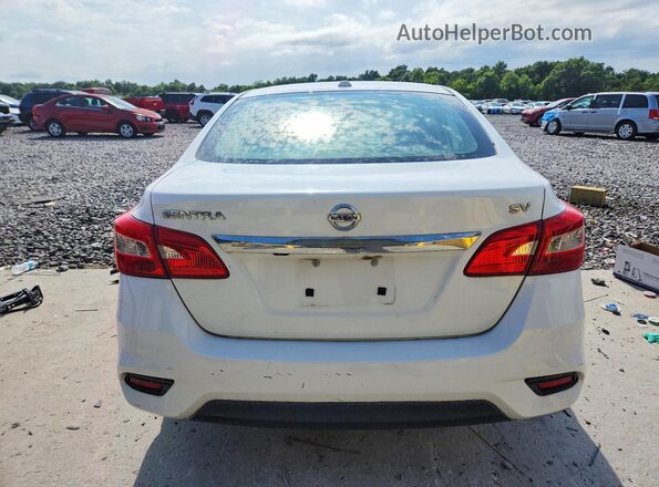 3N1AB7AP4KY314720 2019 NISSAN SENTRA White წინა სალონის ხედი