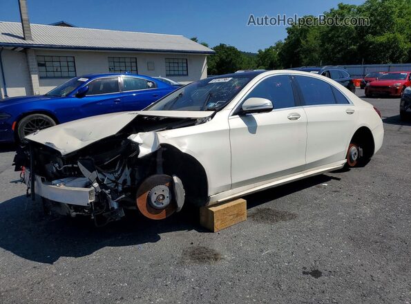 WDDUG8GB0KA444503 2019 MERCEDES-BENZ S White Tył lewy