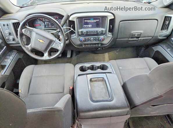 1GCVKREC1HZ366872 2017 CHEVROLET SILVERADO Gray Instrument cluster view