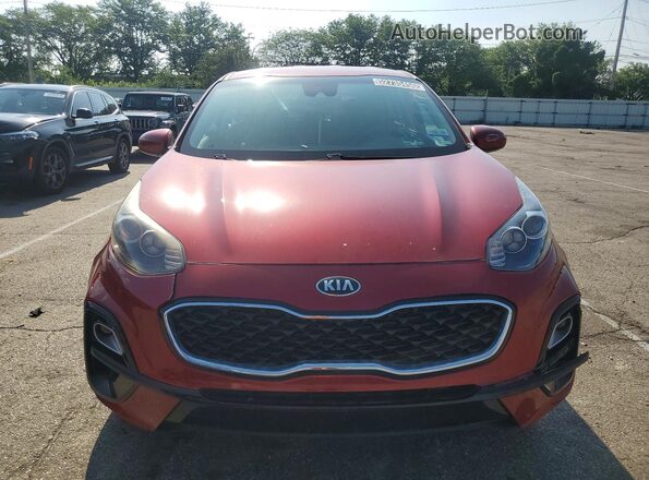 KNDPMCAC5M7901701 2021 KIA SPORTAGE Red Rear view