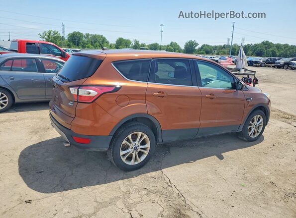 1FMCU9GDXHUC03007 2017 FORD ESCAPE Оранжевый Передняя правая четверть