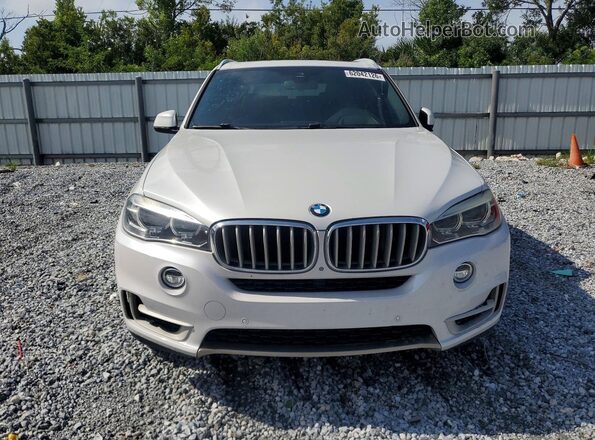 5UXKR2C3XH0X05351 2017 BMW X5 White Rear view