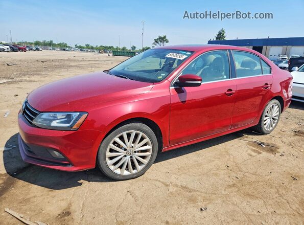 3VWL07AJ5GM323557 2016 VOLKSWAGEN JETTA Red Rear left