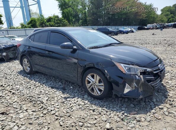 5NPD84LF7KH482506 2019 HYUNDAI ELANTRA Black წინა ხედი