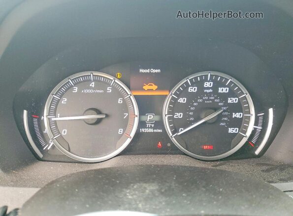 5FRYD4H47GB037949 2016 ACURA MDX Black უკანა სავარძლების ხედი
