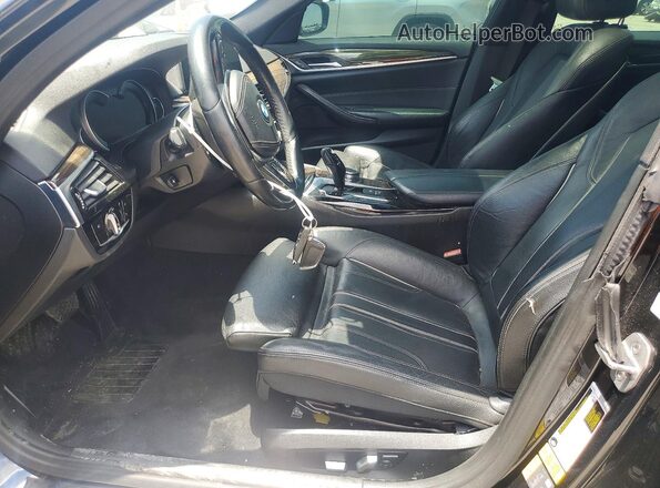WBAJA9C53JB034370 2018 BMW 5 SERIES Black Vista del salpicadero