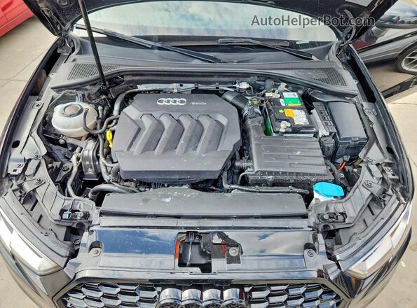 WAUAUGFF1H1026106 2017 AUDI A3 Black Vista del compartimento del motor