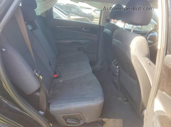 5XYPG4A38JG357531 2018 KIA SORENTO Black Widok komory silnika