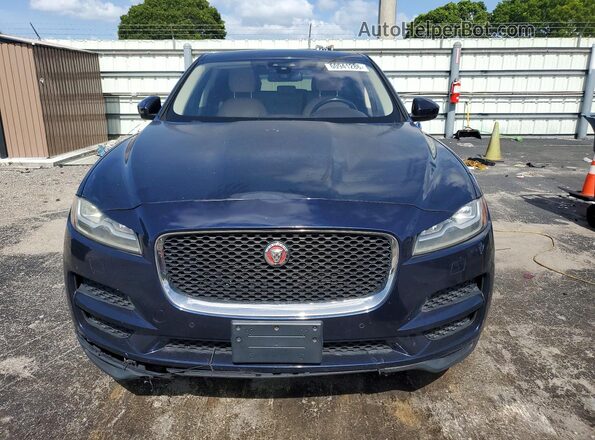 SADCK2BV7HA895072 2017 JAGUAR F-PACE Blue Widok z tyłu