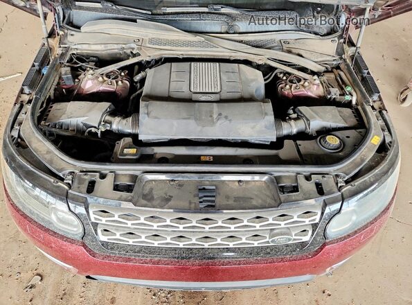 SALWR2VF7GA553024 2016 LAND ROVER RANGE Red Engine compartment view