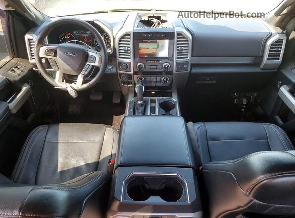 1FTEW1EG2GFC56163 2016 FORD F150 Black Widok zestawu wskaźników