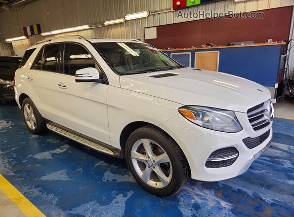 4JGDA5HB6HA901375 2017 MERCEDES-BENZ GLE White Front view