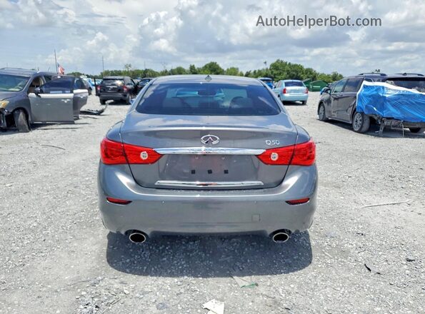 JN1EV7AP6HM732586 2017 INFINITI Q50 Silver Սալոնի դիմացի տեսք