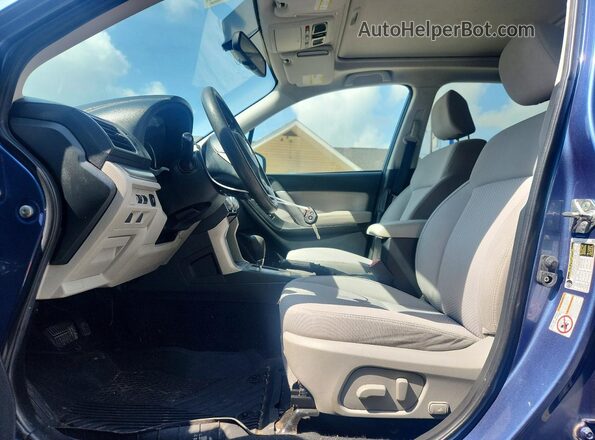 JF2SJADC8GH400322 2016 SUBARU FORESTER Blue Առջևի վահանակի տեսք