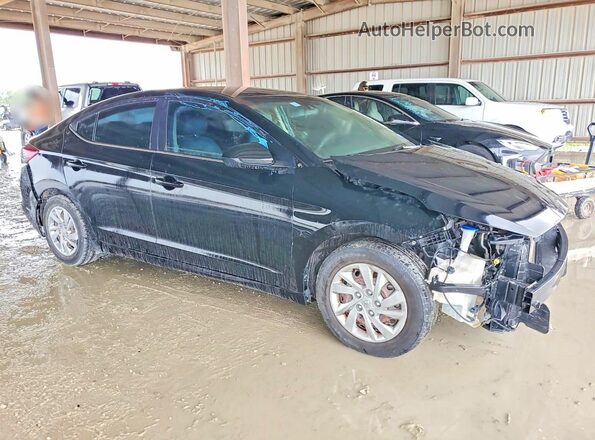 KMHD74LF4LU999638 2020 HYUNDAI ELANTRA Black წინა ხედი