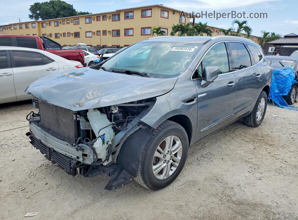 5GAERBKW5JJ138560 2018 BUICK ENCLAVE Серый Задняя левая четверть