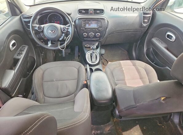 KNDJN2A20K7026030 2019 KIA SOUL White Սարքավորումների վահանակի տեսք