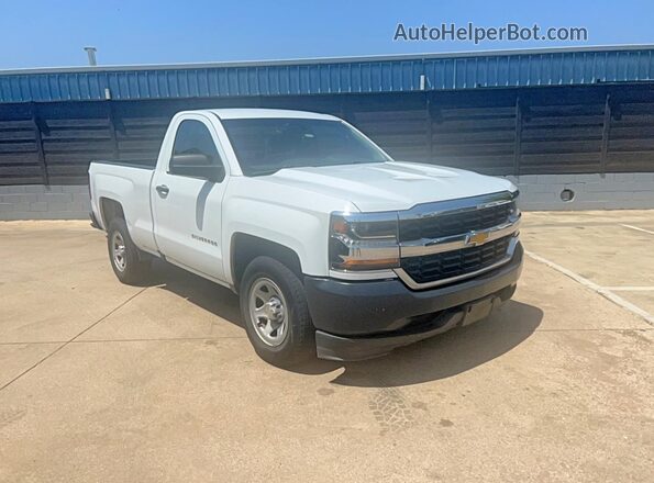 1GCNCNEH4JZ126674 2018 CHEVROLET SILVERADO White Tył lewy