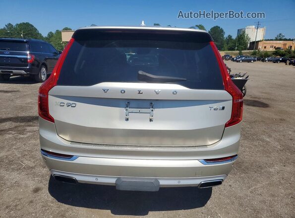 YV4A22PL5G1016576 2016 VOLVO XC90 Beige Вид салону спереду