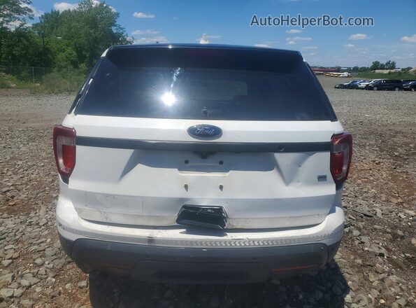 1FM5K8AR6GGB81498 2016 FORD EXPLORER White Вид салону спереду