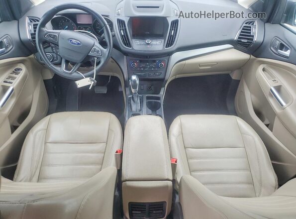 1FMCU9HD7JUC48426 2018 FORD ESCAPE Black Вид щитка приладів