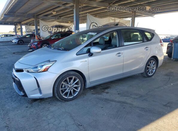 JTDZN3EU0HJ055866 2017 TOYOTA PRIUS Silver უკანა მარცხენა