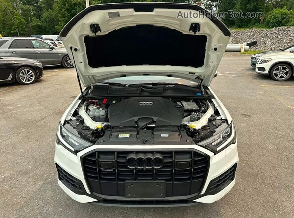 WA1LXBF74ND009142 2022 AUDI Q7 White Вид щитка приладів