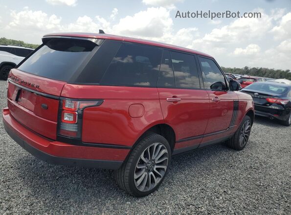 SALGV2EF2GA255500 2016 LAND ROVER RANGE Red Передня права чверть