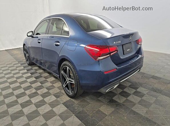 W1K3G4EB0NJ353212 2022 MERCEDES-BENZ A Blue Задня права чверть