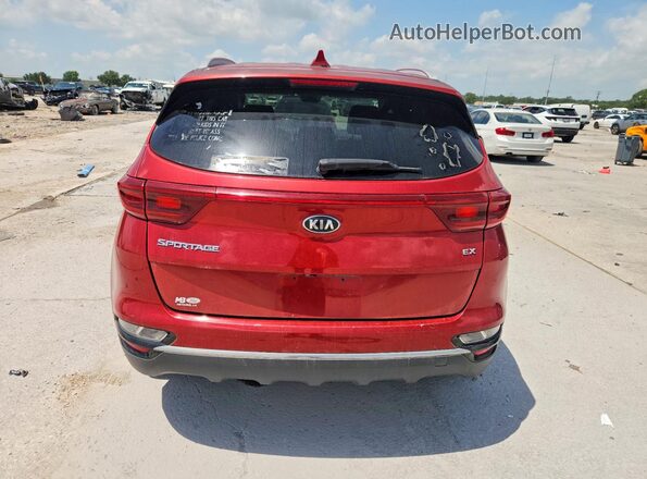 KNDPN3AC8L7735511 2020 KIA SPORTAGE Red Vista interior delantera