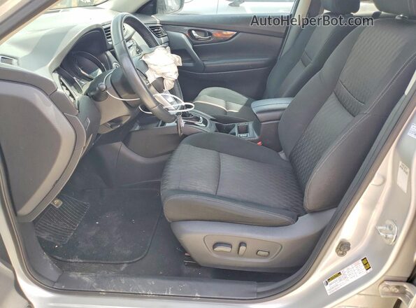 KNMAT2MT1HP559166 2017 NISSAN ROGUE Silver Առջևի վահանակի տեսք