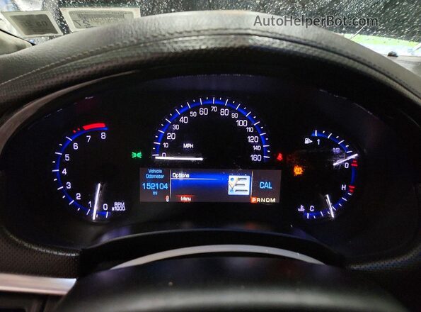2G61U5S37G9193120 2016 CADILLAC XTS Black უკანა სავარძლების ხედი