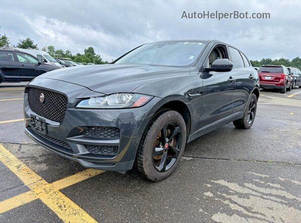 SADCK2BN0HA087453 2017 JAGUAR F-PACE Green Trasero derecho