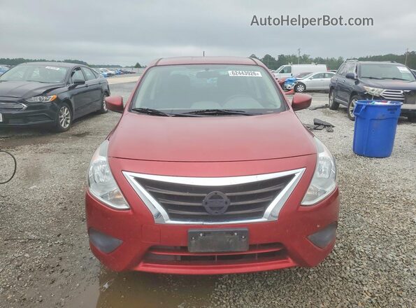 3N1CN7AP4HL896887 2017 NISSAN VERSA Красный Вид сзади