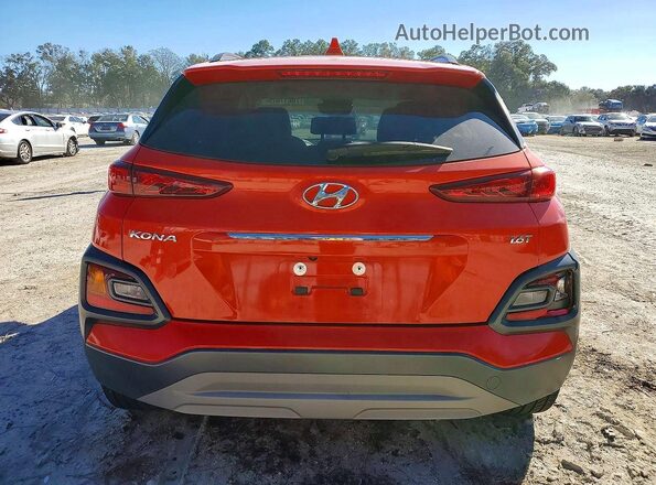 KM8K33A57LU462964 2020 HYUNDAI KONA Red Սալոնի դիմացի տեսք