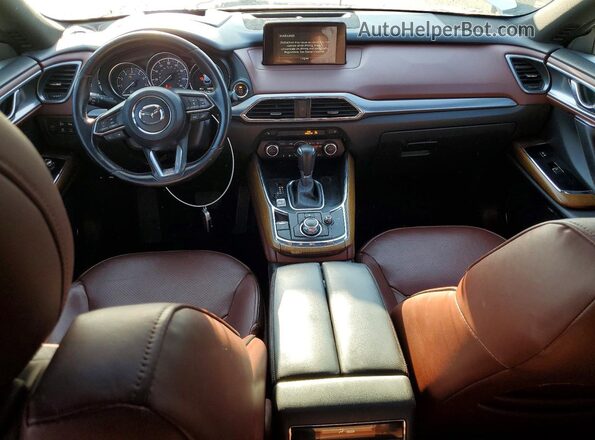 JM3TCBEY2H0129035 2017 MAZDA CX-9 White ხელსაწყოთა პანელის ხედი