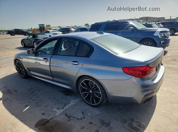 WBAJB9C5XJB035786 2018 BMW M5 Blue Tył prawy