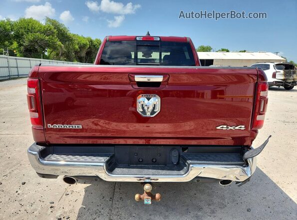 1C6SRFJT6KN623808 2019 RAM 1500 Burgundy Вид салону спереду